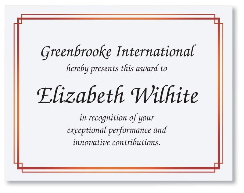 PaperDirect Foil Elegance Specialty Certificates, 50 Sheets of 38lb White Paper, 8Â½" x 11", Double Red Foil Border, Perfect for Awards, Students, Employees, Volunteers, Course Completion, Diplomas - Image 2